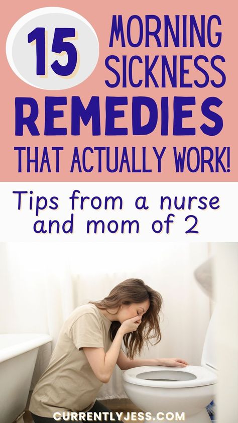 Dealing with morning sickness? From nausea relief tips to tried-and-true remedies, this labor and delivery nurse (and mom of two!) has you covered. Discover natural morning sickness remedies, foods that help with nausea, and practical solutions for queasiness during pregnancy. Feel better and enjoy your pregnancy journey with these tips! Tips For Morning Sickness, Essential Oils For Morning Sickness, Pregnancy Sickness Relief, Nausea Remedies Pregnancy, Meals For Morning Sickness, Food For Nausea, Pregnancy Nausea Remedies, Pregnancy Nausea Relief, Natural Morning Sickness Remedies