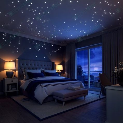 50 Space-Themed Home Decor Accessories To Satiate Your Inner Astronomy Geek Geek Home Decor, Glow In The Dark Stars, Space Themed Room, Space Themed Bedroom, Dark Stars, Decor Minimalist, Dream Rooms, Bedroom Themes, Design Case