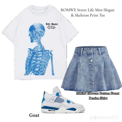 Romwe Outfit Ideas, Romwe Outfit, Cute Highschool Outfits, Ideas For Back To School, Highschool Outfits, Cute Online Clothing Stores, Fly Fits, Teen Swag Outfits, Skirt Ideas