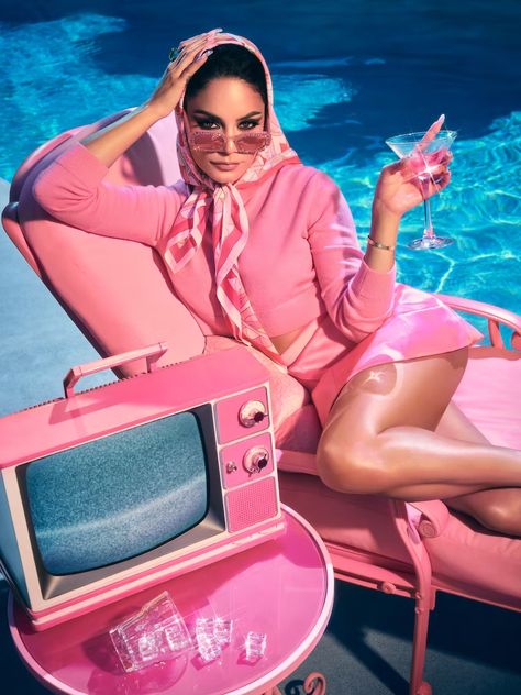 Barbie Shoot, Barbie Photoshoot, Look Rose, Nylon Magazine, Barbie Aesthetic, Barbie Theme, Barbie Core, Business Photoshoot, Valentino Dress