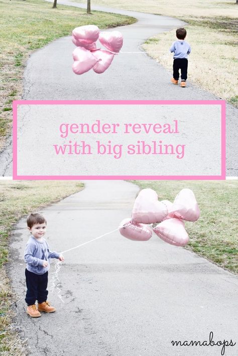 Second Baby Gender Reveal with Big Sibling . this post was linked to the first #allformamas link party at Blendedlifehappywife.com Second Baby Gender Reveal, Sibling Gender Reveal, Simple Gender Reveal, Intentional Motherhood, Creative Gender Reveals, Gender Announcements, Baby Number 2, Gender Reveal Ideas, Big Brothers