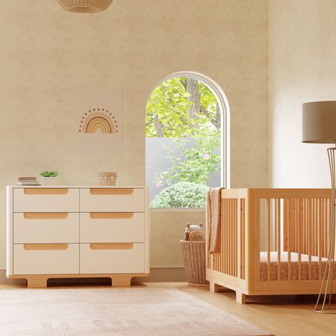 Babyletto Yuzu 6-Drawer Dresser Twins Nursery Room, Babyletto Yuzu, Safe Co Sleeping, Twins Nursery, Baby Cribs Convertible, Disney House, Living Room Playroom, Junior Bed, Mini Project