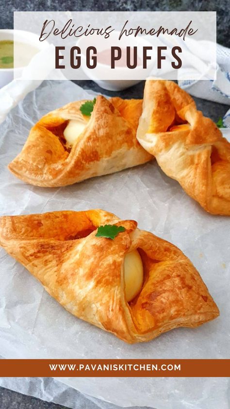 Egg Puffs Recipe, Egg Snack Ideas, Hard Boiled Egg Snack, Garlic Paneer Recipe, Boiled Egg Snack, Egg Puff Recipe, Egg Rolls In A Bowl, How To Make Chilli, Egg Puff