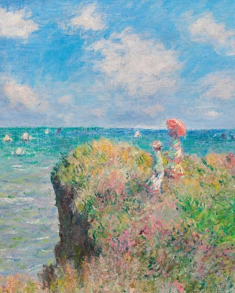 Gallery Wall Landscape, Famous Art Pieces, Wall Landscape, Poster Gallery Wall, Virtual Art Gallery, Famous Painters, Claude Monet Paintings, Claude Monet Art, Landscape Sea