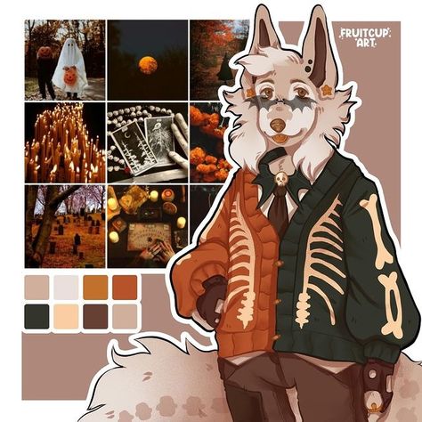 -🌷 🕸️Summerween Canine🎃 SB:$15 AB1:$80 AB2:$110 (AB2 will come with a headshot/pfp, Headshot will be started after… | Instagram Halloween Fursona Art, Halloween Oc Ideas, Halloween Fursona, Halloween Oc Art, Halloween Adopts, Halloween Oc, Last Halloween, Alien Concept, Alien Concept Art