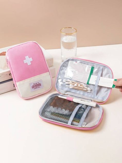 Kpop Oc, Bedroom Things, Travel Bedroom, Medicine Kit, Survival First Aid Kit, Mini First Aid Kit, Vacation Organization, Medication Storage, Emergency Bag