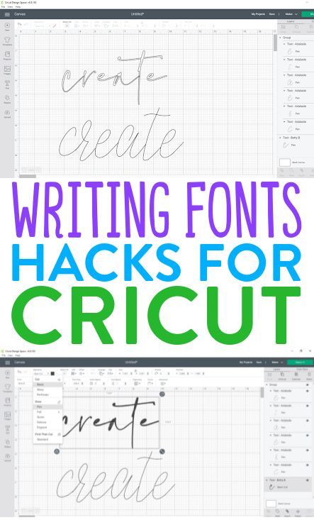 We get a lot of questions about writing with Cricut machines using pens and markers. The most common one- Why don’t my fonts fill in when I write with them? We have some great information and hacks that will help you to be successful when writing with fonts using your Cricut machine every single time. #cricut #diecutting #cricutmade #cricutprojects #cricutmaker #cricutexplore Fill In Fonts On Cricut, How To Fill In Fonts On Cricut, Cricut Writing Fonts, Cricut Pens Hack, Cricut Writing, Best Calligraphy Fonts, Tracing Font, Cricut Pens, Cricket Machine