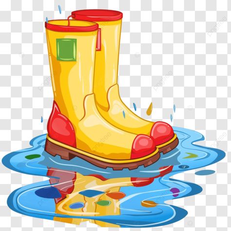 weather themed clipart  rain boots rain boots puddle clipart rubber boots png Rainy Shoes, Le Words, Boots Png, Transparent Image, Rubber Boots, Business Flyer, Png Transparent, Boots Shoes, Creative Business