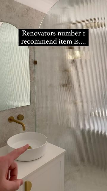 Modern Shower Screen, Half Wall Shower Screen, Reeded Glass Shower Doors, Fluted Glass Partition Bathroom, Ribbed Shower Door, Bathroom Privacy Screen, Arched Shower Screen, Fluted Glass Shower Enclosure, Reeded Shower Door