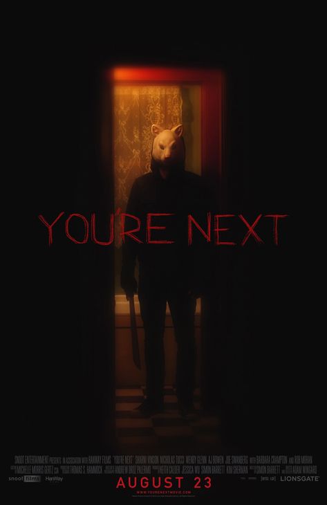 Scary Movie List, Cooking Movies, Horror Movies List, Upcoming Horror Movies, Full Mon, Scary Films, You're Next, 2011 Movies, رعب نفسي