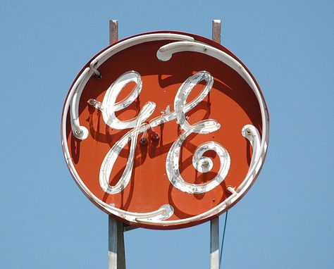 General Electric Electrical Logo, Rustic Industrial Design, Chicago Signs, Vintage Commercials, Art Industry, Western Massachusetts, Signs Of Life, Ephesians 2, Retro Neon