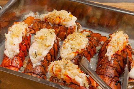 Stuffed Lobster Tail Recipe Baked, Baked Stuffed Lobster Tails, Stuffed Lobster Tail Recipe, Lobster Tail Oven, Stuffed Lobster Tail, Oreganata Recipe, Vday Dinner, Baked Stuffed Lobster, Baked Lobster