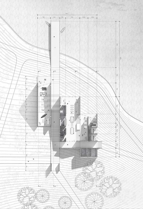 Portfolio D'architecture, Collage Architecture, Poster Architecture, Architecture Drawing Presentation, Architecture Portfolio Layout, Presentation Boards, Architecture Sketches, Henning Larsen, Architectural Presentation