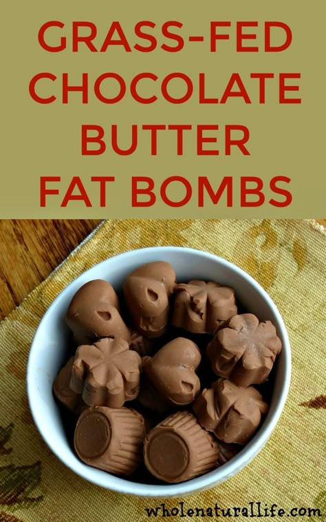 Chocolate fat bombs | Butter fat bombs | Easy fat bombs | Grass-fed butter recipe Fat Bomb Recipes, Keto Diet List, Bomb Recipes, Fat Bomb, Fat Bomb Recipe, Keto Pancakes, Diet Breakfast Recipes, Chocolate Butter, Keto Fat