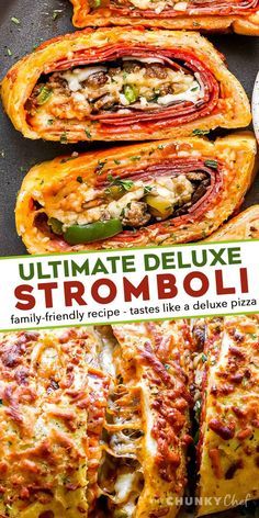 Lunch Meat Stromboli, Stromboli Italian, Stromboli Recipe Easy, Pizza Marinara, Homemade Stromboli, Store Bought Pizza Dough, Stromboli Recipe, Pizza Stromboli, Dough Pizza