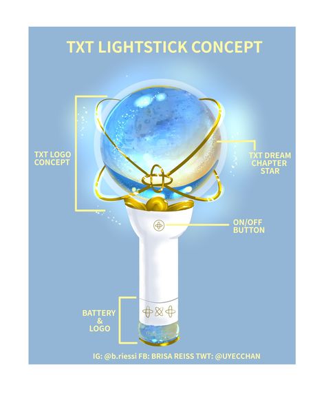 Lightstick plz!!! Lightstick Concept, Txt Lightstick Decoration, Fanmade Lightstick, Txt Lightstick, Lightstick Decoration, Battery Logo, Logo Ig, Kpop Shifting, Ladybugs Movie