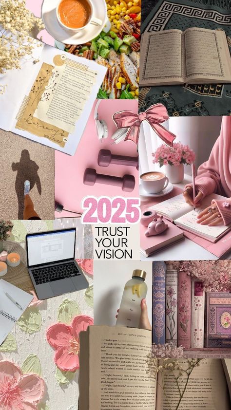 2025 vision board, goals, new year resolutions. Resolution Board, Goals New Year, New Year Resolution, New Year Resolutions, Manifesting Vision Board, Vision Board Goals, Year Resolutions, New Years Resolution, Trust Yourself