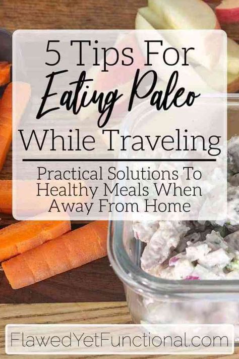 Travelling soon but not sure how to stick to your Paleo diet? Check out these 5 food tips to help you stick to Paleo on the go! #paleo #travel #foodtips Paleo Plan, Paleo Meal Prep, Road Trip Food, Paleo Recipes Breakfast, Paleo On The Go, Paleo Meal Plan, Vacation Meals, Paleo Recipes Easy, Best Gluten Free Recipes