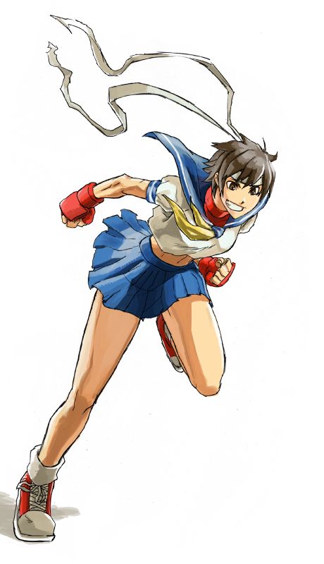 Sakura Kasugano by kathan.deviantart.com on @deviantART Street Fighter Girls, Sakura Kasugano, Sakura Street Fighter, Street Fighter Wallpaper, Capcom Vs Snk, Capcom Vs, Fighter Girl, Gamers Anime, Female Fighter