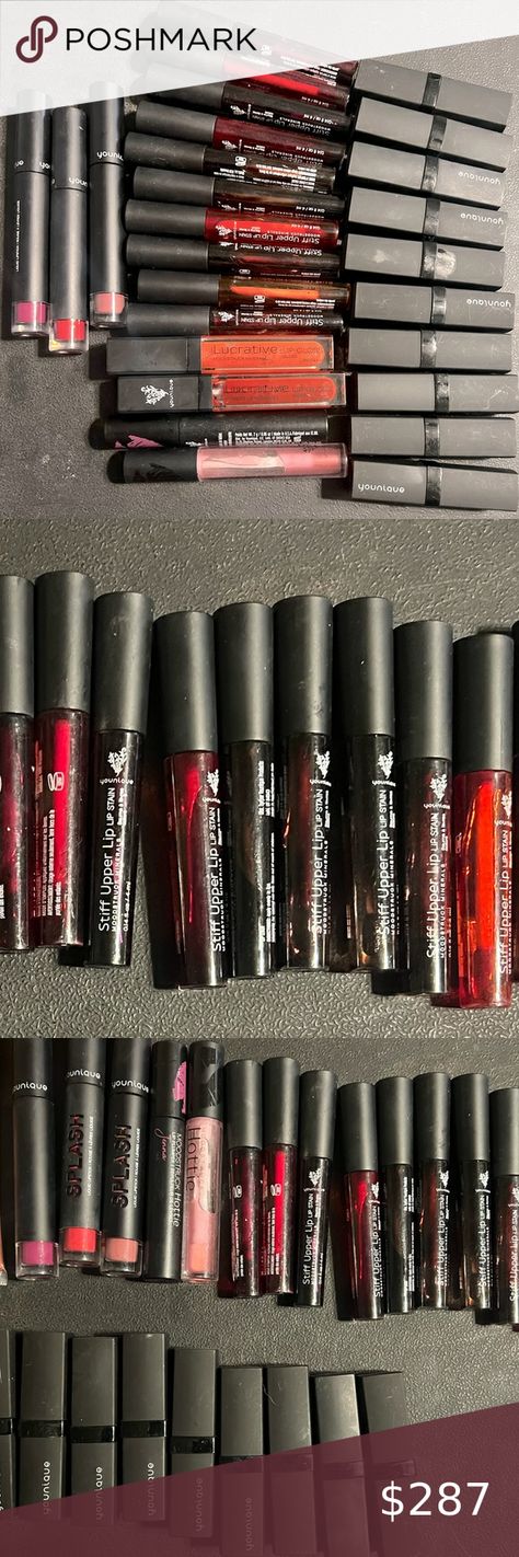 Younique Lip bundle Vendor Events Displays, Lip Plumper Gloss, Lip Plumpers, Back Of Hand, Event Display, Stuck Up, Sucker Punch, Vendor Events, Plumping Lip Gloss