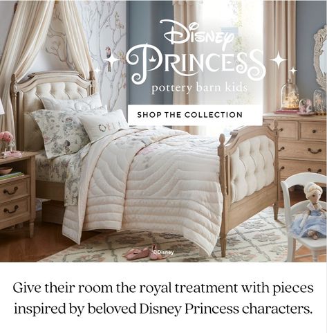 Kids’ & Baby Furniture, Kids Bedding & Gifts | Baby Registry | Pottery Barn Kids Pottery Barn Girls Bedroom, Girls Princess Bedroom Ideas, Pottery Barn Kids Girls Bedroom, Modern Princess Bedroom, Pottery Barn Girls Room, Princess Toddler Room, Princess Bedroom Ideas, Toddler Princess Room, Disney Princess Bedding