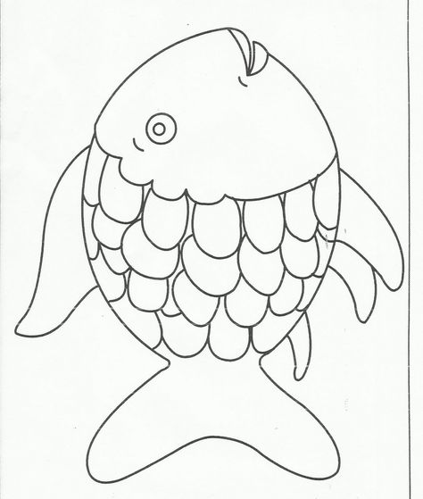 Rainbow Fish Preschool Templates                              … Rainbow Fish Template, Rainbow Fish Coloring Page, Fish Craft, Animal Themes, Fish Template, Animal Craft, Fish Coloring Page, Activities Ideas, Coloured Paper