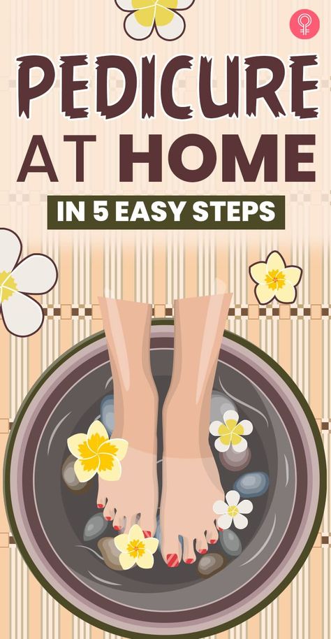 Pedicure At Home In 5 Easy Steps : It goes without saying that well-groomed feet are the mark of a proud and confident woman, and the opposite is not. But guess what? You don’t have to spend time and money to get beautiful feet; all you need to do is follow 5 easy steps for a DIY pedicure at home. #pedicure #beauty #tips #feet Diy Pedi, Manicure Pedicure At Home, Nails Remedies, How To Do Pedicure, Diy Nail Care, Home Pedicure, Pedicure Tips, Diy Pedicure, Summer Pedicure