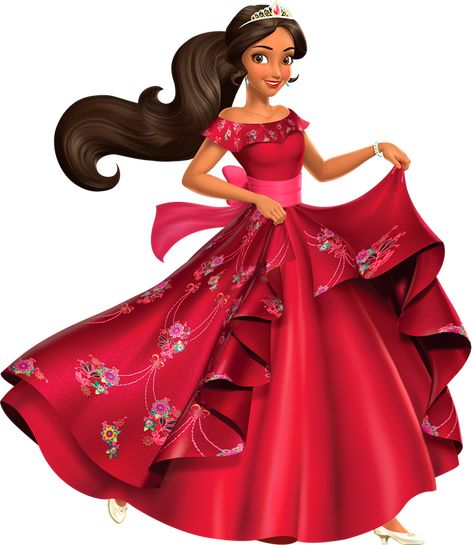 Princess Elena | Heroes Wiki | Fandom Disney Princess Red Dress, Princess Red Dress, Disney Princess Elena, Princess Elena Of Avalor, Disney Elena, Princess Elena, Elena Of Avalor, Dress Illustration, Princess Pictures