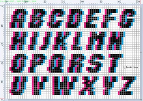 Perler Letters, Cross Stitch Font, Pixel Art Pokemon, Cross Stitch Fonts, Perler Bead Templates, Cross Stitch Letters, Diy Perler Bead Crafts, Pixel Crochet, Hama Bead