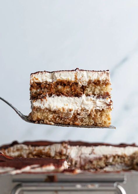 Tiramisu - SO VEGAN Vegan Tiramisu Recipe, King Arthur Recipes, Vegan Tiramisu, King Arthur Baking, Layer Cake Recipes, Cakes Frosting, Vegan Cake Recipes, Vanilla Cake Mixes, Easy Chocolate Cake