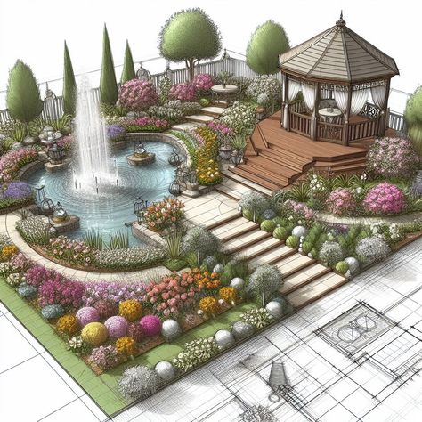 Here 2 wonderful designs for your dream garden 💚🪴🌳