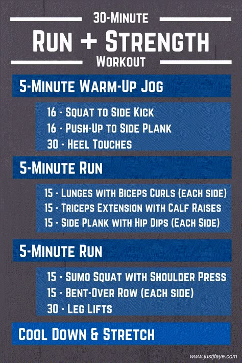 30 Min Run + Strength Workout Circuit Workouts, Treadmill Workouts, Running On Treadmill, Full Body Workouts, Hiit Workouts, Crossfit Workouts, Strength Workout, Boot Camp, Getting Fit