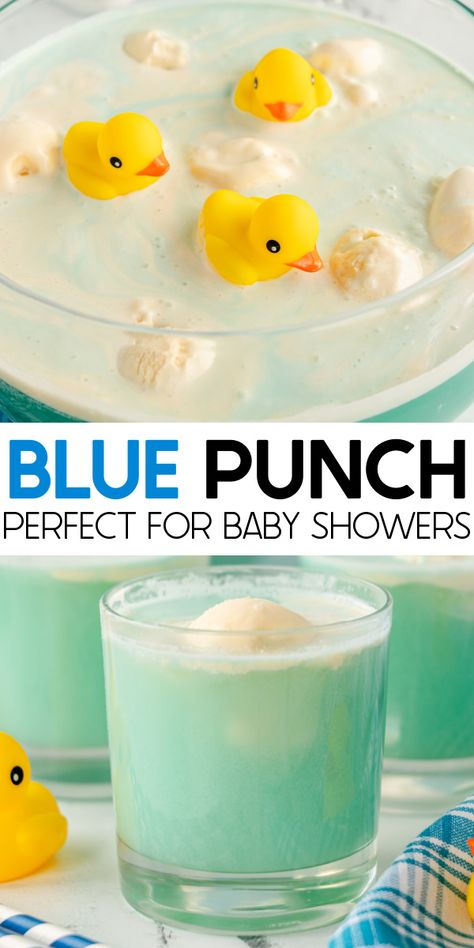 Baby Shower Punch For Boy, Blue Baby Shower Punch, Purple Punch Recipes, Punch Recipes Non Alcoholic, Citrus Punch Recipe, Hawaiian Punch Recipes, Punch Recipes For Kids, Blue Punch Recipe, Shower Punch