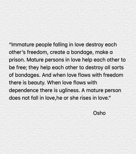 Osho Short Quotes, Osho Love Freedom And Aloneness, Osho Love Quotes, Masculine Quotes, Osho Quotes Love, Lifequotes Happiness, Eng Quotes, Expectation Quotes, Osho Love