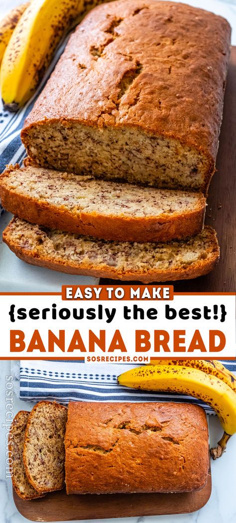 I have to confess I let my bananas get over-ripe just to make banana bread every week. My family loves homemade banana bread recipe so much, it’s a staple at our home. We like it so much, I  make extra loaves and send them to friends, family and even the teachers at school. So Easy Its Bananas Banana Bread, Best Banana Loaf Recipe, Extra Banana Banana Bread, Best Moist Banana Bread Recipe Easy, How To Make Easy Banana Bread, How To Make Homemade Banana Bread, Best Homemade Banana Bread, Easy Banana Recipes Simple, Jiffy Banana Bread Recipe