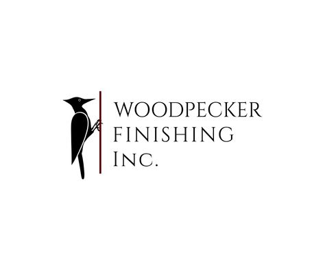 Diseño de Logo for Woodpecker Finishing Inc. por VGB | Diseño ... Celtic Alphabet, Wood Company, Bird Logos, Tea Brands, Logo Mark, Logo Concept, Photoshop Design, Text Design, Modern Logo