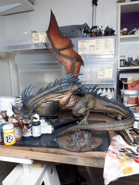 Epic Dragon, Infinity The Game, Legendary Dragons, Miniature Models, Dungeons And Dragons Miniatures, D&d Miniatures, Dragon Sculpture, Toy Art, Miniature Wargaming