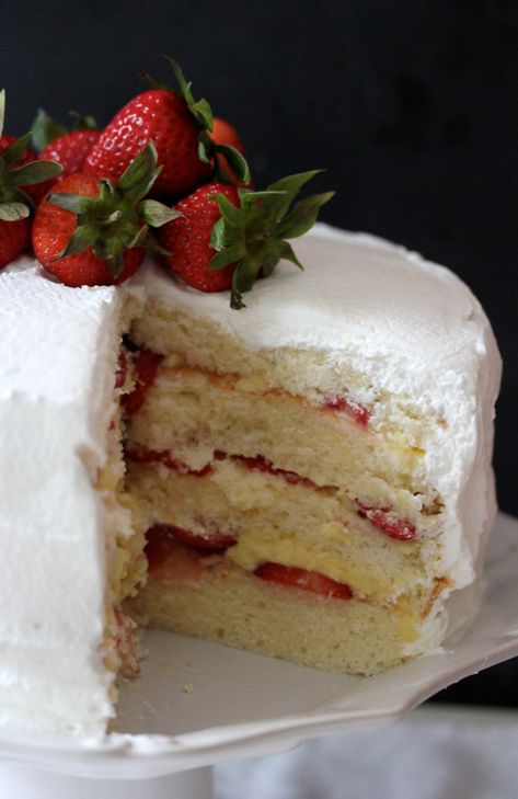 Strawberry Custard Cassata Cake  READ! Strawberry Cassata Cake, Casada Cake, Casada Cake Recipe, Casata Cake, Cassata Cake Recipe, Cassata Cake, Italian Treats, Ohio Recipes, Strawberry Custard