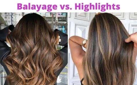 Highlights Vs Balayage, Foils Vs Balayage, Balayage Vs Highlights, Asian Hair Highlights, Hair Color Skin Tone, Balayage Asian Hair, Asian Balayage, Full Balayage, Partial Balayage