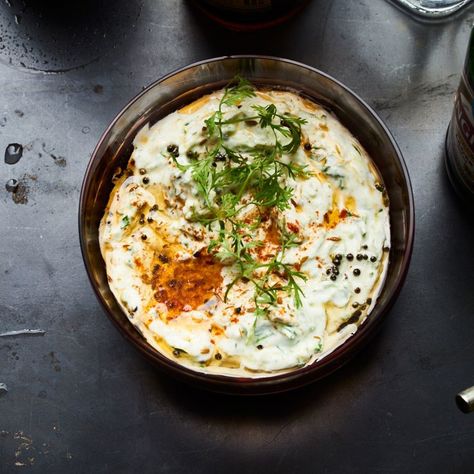 Cucumber Raita with Black Mustard and Cilantro Indian Yogurt, Cilantro Recipes, Cucumber Raita, Cucumber Yogurt, Diwali Food, Cucumber Recipes, Yogurt Sauce, Tikka Masala, Spicy Recipes