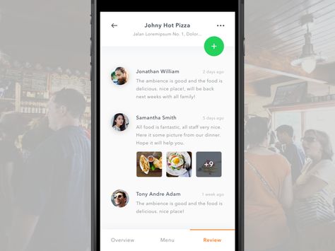 #Exploration | Restaurant Review by Dwinawan Doctor Profile, Mobile Design Inspiration, Samantha Smith, Ios Ui, App Interface, Web Graphic Design, Mobile App Ui, Mobile Ui, Mobile Design