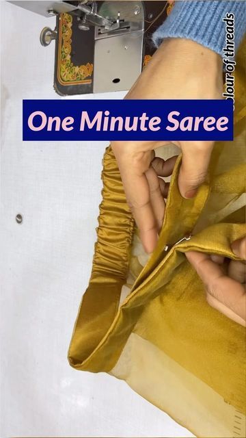 Saree Model Dress Design, Stitched Saree Pattern, Readymade Saree Design, Ready Made Saree Design, How To Stitch Ready To Wear Saree, New Fashion Trends Dresses, Ready To Wear Saree Stitching, Saree Trends 2024, Plain Saree Designing Ideas