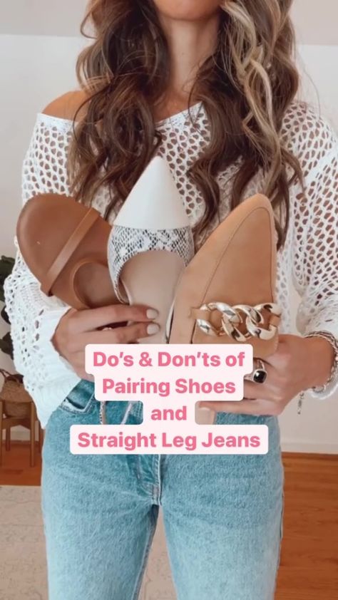 YOU might think it’s simple when choosing what shoes to wear with your jeans. But a social media style expert has revealed there are lots of hidden do’s and don’ts to follow that people aren’t aware of.  TikTok fashionista Abby, who runs a popular account called @sistersguidetostyle, uploaded a video sharing her hot take on […] Workout Sets For Women, Straight Leg Jeans Outfits, What Shoes To Wear, Street Dress, Hacks Clothes, Classic Style Women, Workout Sets, Fashion Hacks Clothes, Chinese Laundry