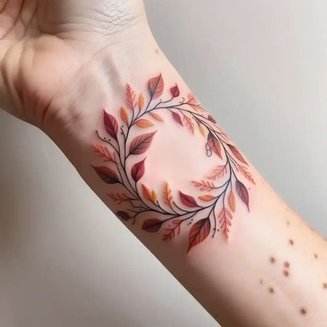 Seasonal Tattoos, Fall Henna, Farm Tattoo Ideas, Pumpkin Tattoo Ideas, Fall Tattoo Ideas Autumn, Fall Tattoo Ideas, Beauty Tattoo Ideas, List Tattoo, Maple Leaf Tattoos