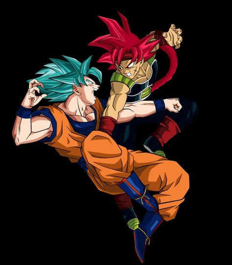 Goku vs Bardock Bardock Vs Goku, Evil Goku, Cartoon Network Art, Goku Drawing, Goku Vs, Dragon Ball Super Goku, Dragon Ball Super Manga, Goku Black, Dragon Ball Goku