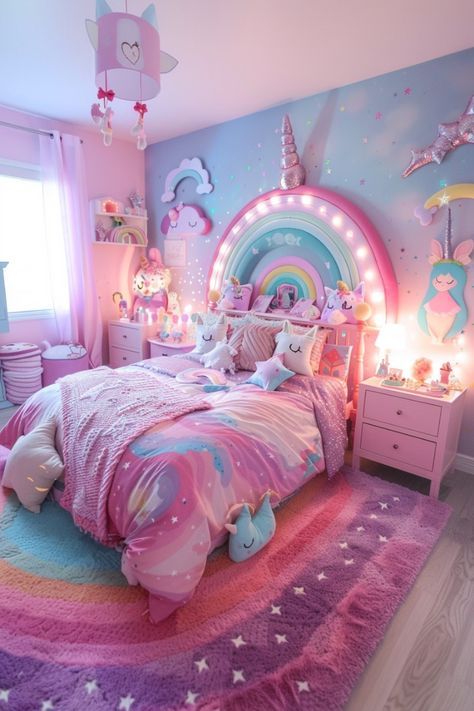 Childrens Bedrooms Girls Ideas, Bedroom Ideas For Girls 9-10, Girl Room Ideas Kids, Girls Bedroom Ideas 6 Yrs Old, Girls Bedroom Ideas Age 8-10, Unicorn Bedroom Ideas Kid Rooms, Girls Bedroom Design Ideas, Girl Rooms Ideas, Girl Kids Bedroom