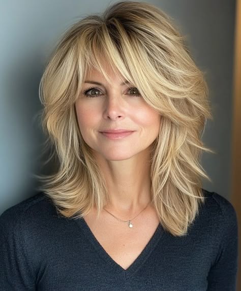 Discover 30 stylish short hairstyles for women over 50, from sleek bobs to modern shags, that are easy to maintain and perfect for any occasion. Create Pin, Choppy Bob Hairstyles For Fine Hair, Shag Cut, Medium Hair Styles For Women, Haircuts For Medium Length Hair, Layered Haircuts For Medium Hair, Shoulder Hair, Hairstyles For Women Over 50, Shag Hairstyles