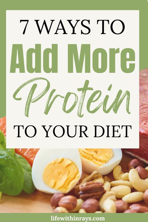 How to add more protein to your diet Protein Meal Plan, Healthy High Protein Meals, Protein Diet, More Protein, Best Diet Plan, Protein Diets, High Protein Low Carb, High Protein Diet, Diet Help