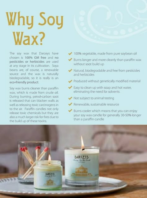 Why Soy Wax? Diy Soy Candles Scented, Soy Candle Facts, Essential Oil Candle Recipes, Lilin Aroma, Candle Scents Recipes, Candle Making Recipes, Handmade Candles Diy, Diy Aromatherapy Candles, Diy Candles Homemade