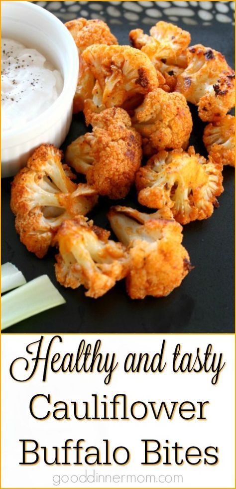 Cauliflower Buffalo Bites, Buffalo Bites, Tasty Cauliflower, Makanan Diet, Cauliflower Recipes, Healthy Soup, Healthy Options, Healthy Eats, Mac And Cheese